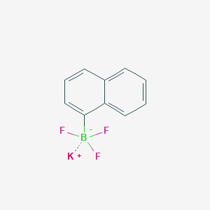 molecular formula C10H7BF3K B066932 三氟硼酸钾（1-萘基） CAS No. 166328-07-0