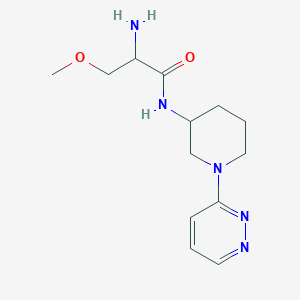 2-amino-3-methoxy-N-(1-pyridazin-3-ylpiperidin-3-yl)propanamide