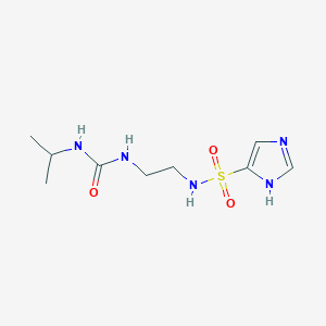 1-[2-(1H-imidazol-5-ylsulfonylamino)ethyl]-3-propan-2-ylurea