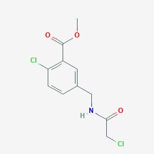 Methyl 2-chloro-5-[[(2-chloroacetyl)amino]methyl]benzoate