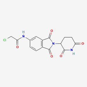 2-Chloro-N-(2-(2,6-dioxopiperidin-3-yl)-1,3-dioxoisoindolin-5-yl)acetamide