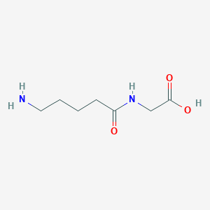 2-(5-Aminopentanoylamino)acetic acid