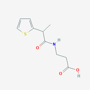 3-(2-Thiophen-2-ylpropanoylamino)propanoic acid