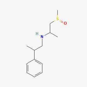 N-(1-methylsulfinylpropan-2-yl)-2-phenylpropan-1-amine