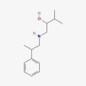 3-Methyl-1-(2-phenylpropylamino)butan-2-ol