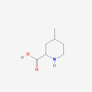 molecular formula C7H13NO2 B066946 4-甲基哌啶-2-羧酸 CAS No. 172823-76-6