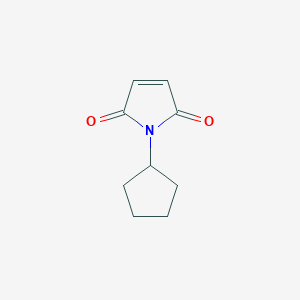 molecular formula C9H11NO2 B066949 1-Cyclopentyl-pyrrole-2,5-dione CAS No. 170866-05-4