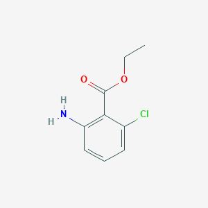 molecular formula C9H10ClNO2 B066972 Ethyl 2-amino-6-chlorobenzoate CAS No. 172217-11-7