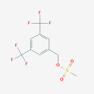 [3,5-Bis(trifluoromethyl)phenyl]methyl methanesulfonate