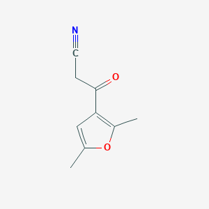 3-(2,5-Dimethylfuran-3-yl)-3-oxopropanenitrile