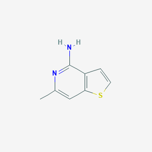 molecular formula C8H8N2S B067000 6-Methylthieno[3,2-c]pyridin-4-amine CAS No. 184913-08-4