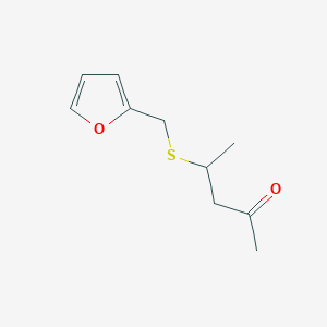 molecular formula C10H14O2S B067009 4-Furfurylthio-2-pentanone CAS No. 180031-78-1