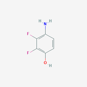 molecular formula C6H5F2NO B067017 4-Amino-2,3-difluorophenol CAS No. 163733-99-1