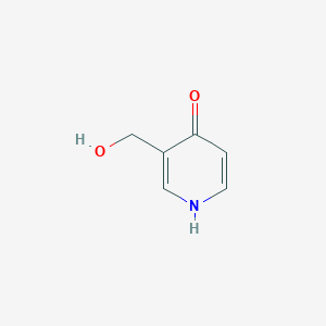 molecular formula C6H7NO2 B067018 4-Hydroxy-3-pyridinemethanol CAS No. 177592-15-3