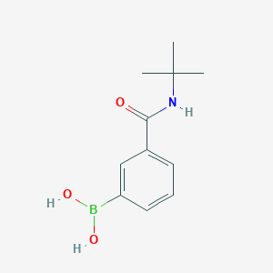 molecular formula C11H16BNO3 B067019 (3-(tert-Butylcarbamoyl)phenyl)boronic acid CAS No. 183158-30-7