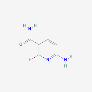molecular formula C6H6FN3O B067031 6-Amino-2-fluoronicotinamide CAS No. 175357-99-0
