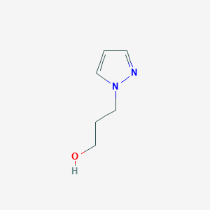 molecular formula C6H10N2O B067033 3-(1H-吡唑-1-基)丙醇 CAS No. 180741-37-1