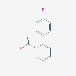 molecular formula C13H9FO B067038 2-(4-Fluorophenyl)benzaldehyde CAS No. 192863-46-0