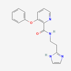 N-[2-(1H-imidazol-2-yl)ethyl]-3-phenoxypyridine-2-carboxamide