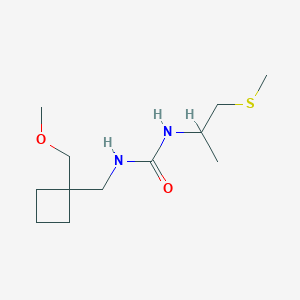 1-[[1-(Methoxymethyl)cyclobutyl]methyl]-3-(1-methylsulfanylpropan-2-yl)urea