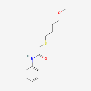 2-(4-methoxybutylsulfanyl)-N-phenylacetamide