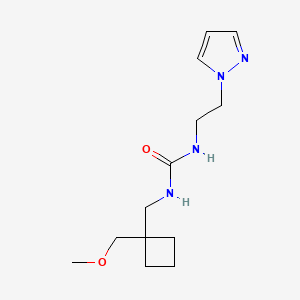 1-[[1-(Methoxymethyl)cyclobutyl]methyl]-3-(2-pyrazol-1-ylethyl)urea