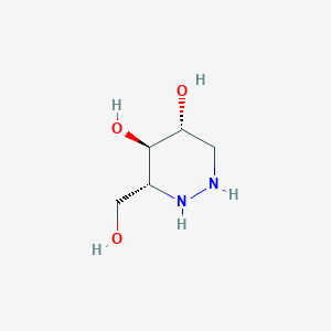 molecular formula C5H12N2O3 B067084 Azafagomine CAS No. 193540-72-6