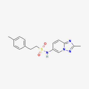 2-(4-methylphenyl)-N-(2-methyl-[1,2,4]triazolo[1,5-a]pyridin-6-yl)ethanesulfonamide