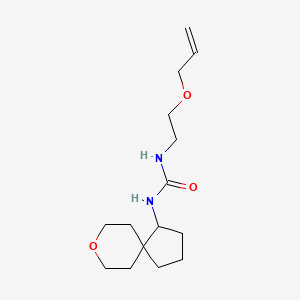 1-(8-Oxaspiro[4.5]decan-4-yl)-3-(2-prop-2-enoxyethyl)urea