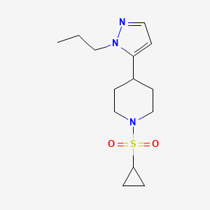 1-Cyclopropylsulfonyl-4-(2-propylpyrazol-3-yl)piperidine