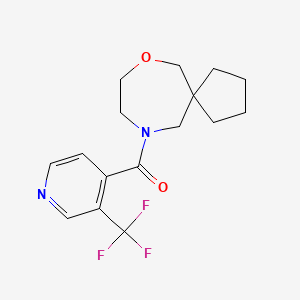 7-Oxa-10-azaspiro[4.6]undecan-10-yl-[3-(trifluoromethyl)pyridin-4-yl]methanone