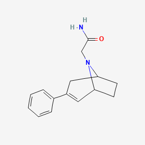 2-(3-Phenyl-8-azabicyclo[3.2.1]oct-2-en-8-yl)acetamide