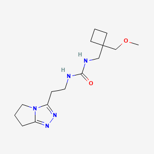 1-[2-(6,7-dihydro-5H-pyrrolo[2,1-c][1,2,4]triazol-3-yl)ethyl]-3-[[1-(methoxymethyl)cyclobutyl]methyl]urea