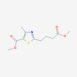 Methyl 2-(4-methoxy-4-oxobutyl)-4-methyl-1,3-thiazole-5-carboxylate