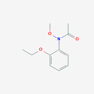 molecular formula C11H15NO3 B067108 N-(2-ethoxyphenyl)-N-methoxyacetamide CAS No. 161531-97-1