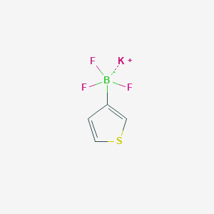 molecular formula C4H3BF3KS B067109 3-噻吩基三氟硼酸钾 CAS No. 192863-37-9
