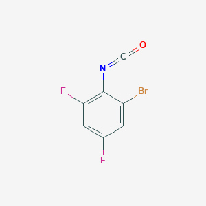 molecular formula C7H2BrF2NO B067110 2-Bromo-4,6-difluorophenyl isocyanate CAS No. 190774-48-2