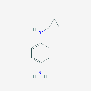 molecular formula C9H12N2 B067128 N1-Cyclopropylbenzene-1,4-diamine CAS No. 170693-31-9