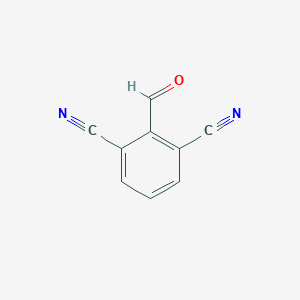 molecular formula C9H4N2O B067131 2,6-二氰基苯甲醛 CAS No. 159618-36-7