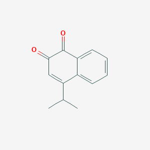 molecular formula C13H12O2 B067132 4-Isopropylnaphthalene-1,2-dione CAS No. 162050-74-0