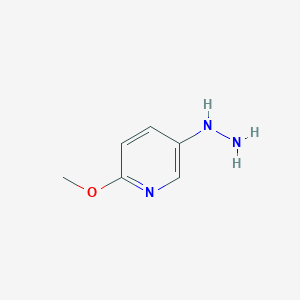 molecular formula C6H9N3O B067139 5-Hydrazinyl-2-methoxypyridine CAS No. 160664-95-9
