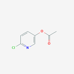 molecular formula C7H6ClNO2 B067147 6-氯吡啶-3-基乙酸酯 CAS No. 188057-24-1