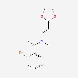 1-(2-bromophenyl)-N-[2-(1,3-dioxolan-2-yl)ethyl]-N-methylethanamine