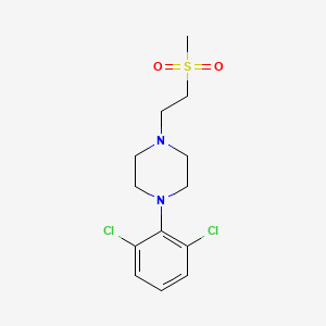 1-(2,6-Dichlorophenyl)-4-(2-methylsulfonylethyl)piperazine