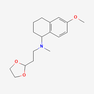 N-[2-(1,3-dioxolan-2-yl)ethyl]-6-methoxy-N-methyl-1,2,3,4-tetrahydronaphthalen-1-amine