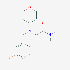 2-[(3-bromophenyl)methyl-(oxan-4-yl)amino]-N-methylacetamide