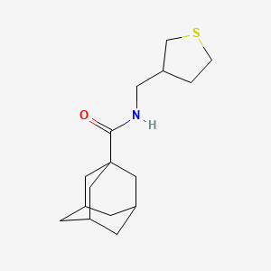 N-(thiolan-3-ylmethyl)adamantane-1-carboxamide