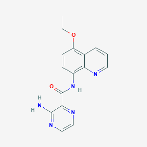 3-amino-N-(5-ethoxyquinolin-8-yl)pyrazine-2-carboxamide