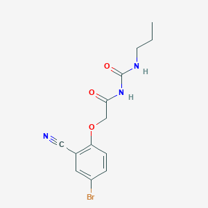 2-(4-bromo-2-cyanophenoxy)-N-(propylcarbamoyl)acetamide