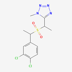 5-[1-[1-(3,4-Dichlorophenyl)ethylsulfonyl]ethyl]-1-methyltetrazole